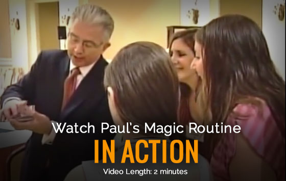 Paul Gertner Scrolling/Reception & Close-Up Magic Demo Video